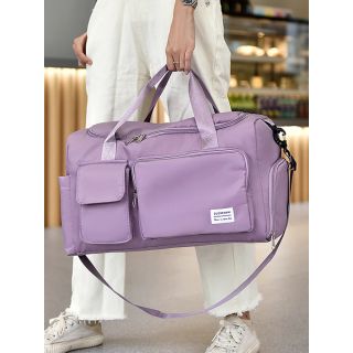 UNIXINU Carry On Travel Bag Large Capacity Weekender Overnight Duffle Bags with Shoe Compartment Sports Fitness Bags for Women